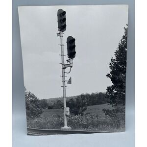 Vintage 8x10 Train Signal Light Southern‎ Railway Orange VA  1973 Photo #10